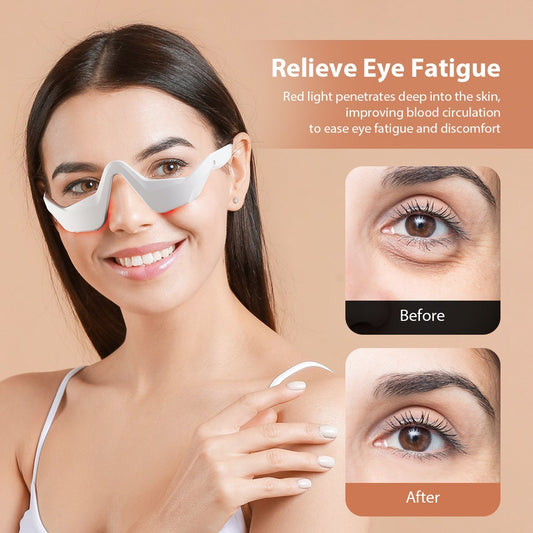Under-Eye & Eye Fatigue Massager – Eye Massage Glasses for Relaxation & Stress Relief