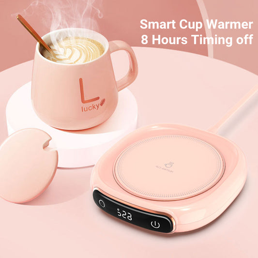 Electric Coffee Mug Warmer & Heating Coaster – Thermal Insulation Desk Cup Warmer