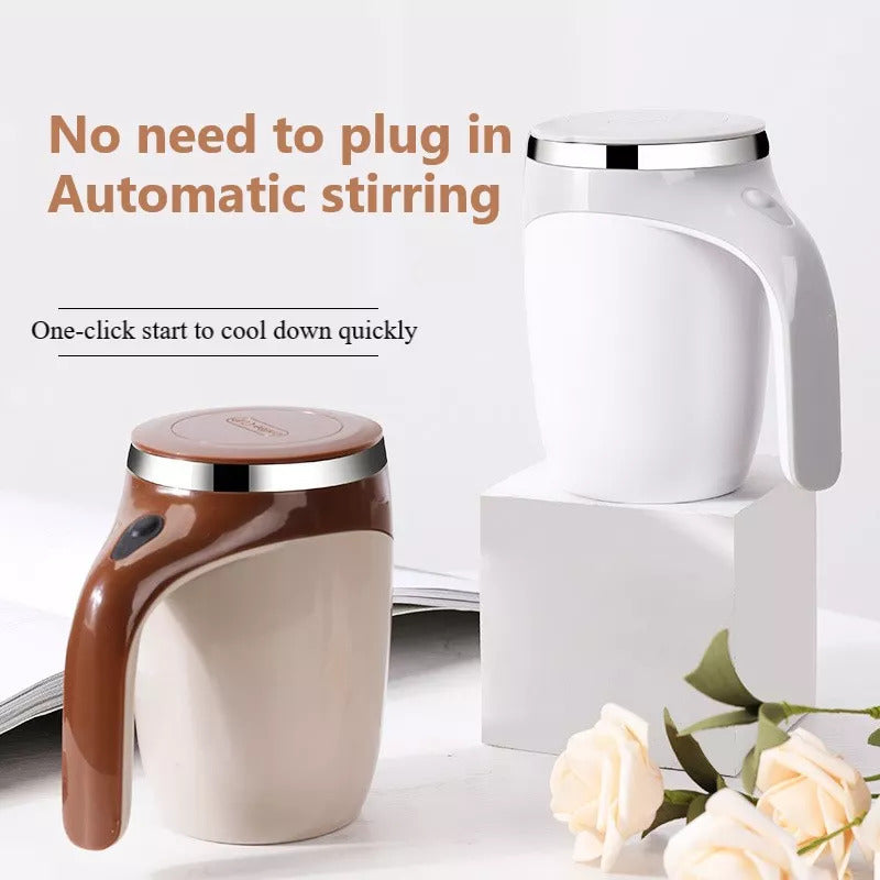 Rechargeable Self-Stirring Coffee Mug – Electric Automatic Mixing Cup for Coffee & Milkshakes