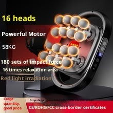 Multi-Head Deep Tissue Massage Gun – Electric Muscle Relaxation Massager for Full Body