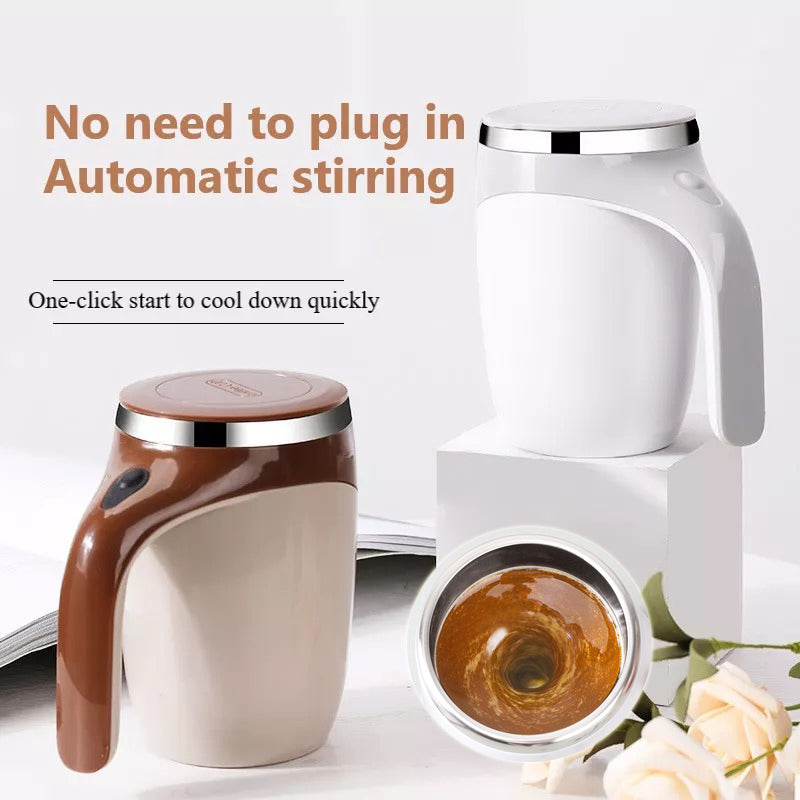 Rechargeable Self-Stirring Coffee Mug – Electric Automatic Mixing Cup for Coffee & Milkshakes