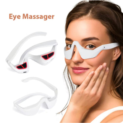 Under-Eye & Eye Fatigue Massager – Eye Massage Glasses for Relaxation & Stress Relief